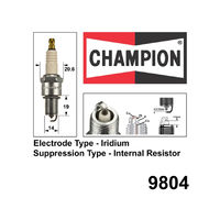9804 Iridium Spark Plug for AUDI 80 B3 89 B3 8A B4 8C F103 100 C3 44 200T C2 43 TURBO C3 44 80CC B3 89 FOX B1 80 B1 82