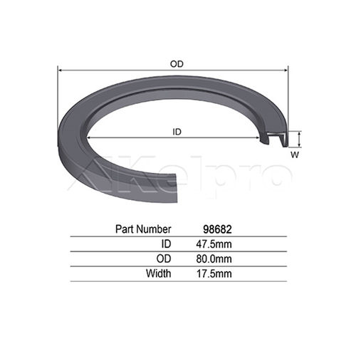 98682 Oil Seal for FORD COURIER PE PG PH - DIFFERENTIAL PINION REAR