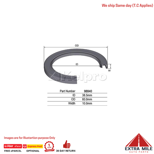 Oil Seal for MITSUBISHI TRITON ML MN-TRANSMISSION/GEARBOX OUTPUT REAR EXTENSION