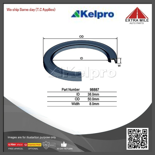 98887 - OIL SEAL for BMW X5 E53 3.0i - CRANK SHAFT / TIMING FRONT