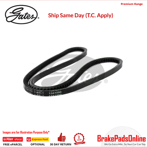 Gates V-Belt For Holden, Nissan, Toyota - 8507-1250YE