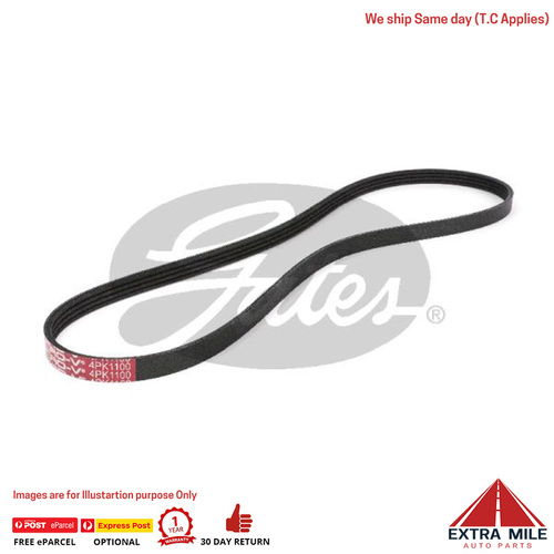 Gates V-Ribbed Belt For Great Wall, Holden, HSV, Toyota - 85B4-1100B