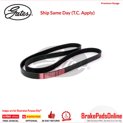 Gates V-Ribbed Belt For Citroen, Peugeot, Subaru, VW - 85B6-1620B