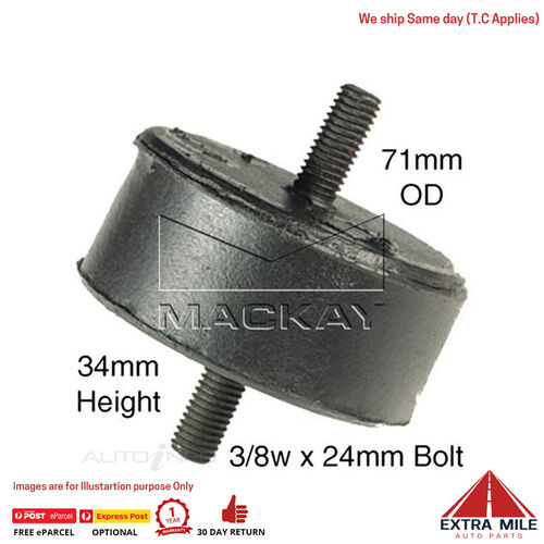 Mackay A1200 Engine Mount Front For Ford Cortina TC - TD 1972-1976 - 3.3L,4.1L