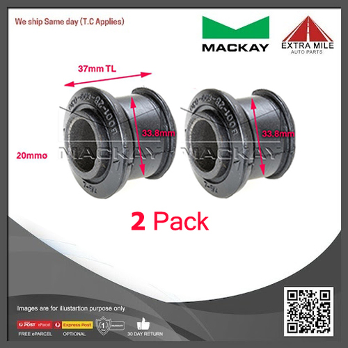 Mackay Rear Control Arm Inner Bush  For Mazda 323 - 1980-1989 - 2 Pack