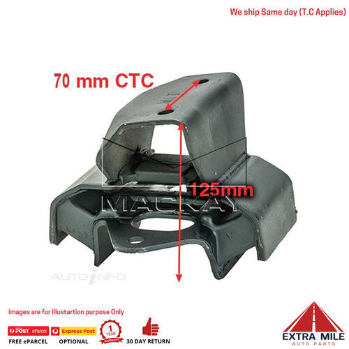 Mackay A2609 Engine Mount Rear For Mitsubishi Triton MK 3.0L V6 Petrol Manual