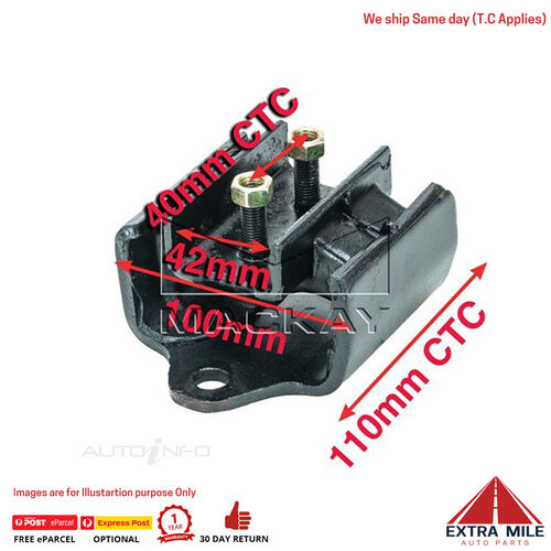 Mackay A5098 Engine Mount Rear For Nissan Navara D22 3.2L I4 Diesel Manual&Auto