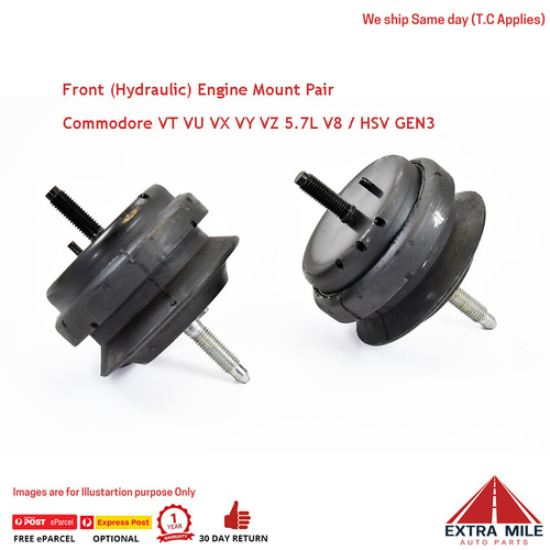 Engine Mount Front pair For Holden Commodore VT VU VX VZ VY 5.7 litre V8 LS1 Gen