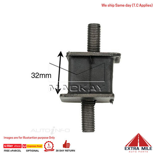  A5848 Engine Mount RR LH For Ford Courier PE PG PH 2.5L I4 Turbo Dsl Man Auto