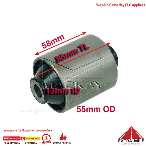 A6057 Spring Front Eye Bush for Ford Falcon / Fairlane - 1998-2002 - 2 Pack