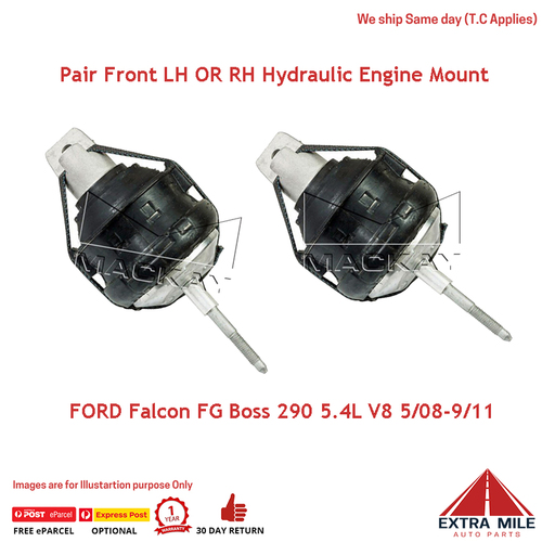A6344H Engine Mount Front pair For Ford Falcon FG XR8 5.4L V8  Boss 290 Petrol Manual & Auto