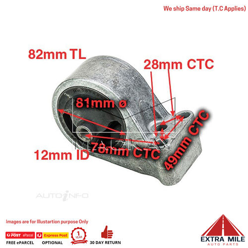  A6695 Engine Mount Front Right For Mitsubishi Lancer CE 1.5L I4 Ptl Man&Auto