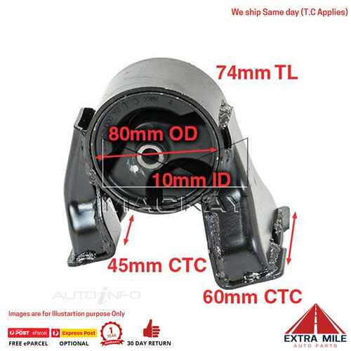 Mackay  Engine Mount Rear For Hyundai I30CW FD 2009-2011 - 1.6L - A7257