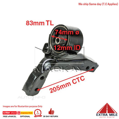 Mackay A7273 Engine Mount Left For Hyundai Sonata 1989-1991 - 2.4L