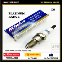 Spark Plug 8 Pack For Cadillac Fleetwood Brougham 4.1L 8 CYL 250 AC14 PLATINUM