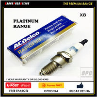 Spark Plug 8 Pack For Holden Commodore 5.7L 8 CYL LS1 AC6 Platinum-range AC6-622