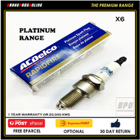 Spark Plug 6 Pack For Holden Commodore 2.8L 6 CYL LD1 AC8 Platinum-range AC8-611