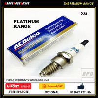 6x Spark Plug For Holden Commodore Ute 3.8L 6 CYL LG2 AC8 Platinum-range AC8-627