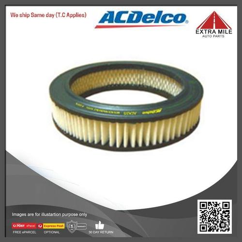 ACDelco Air Filter For Mitsubishi Mirage II Sedan A17,RC,C10 1.5L