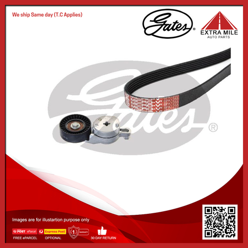 Gates Micro-V Kit For Toyota Rav4 ASA44 2.5L 4WD (ASA44) 2AR-FE