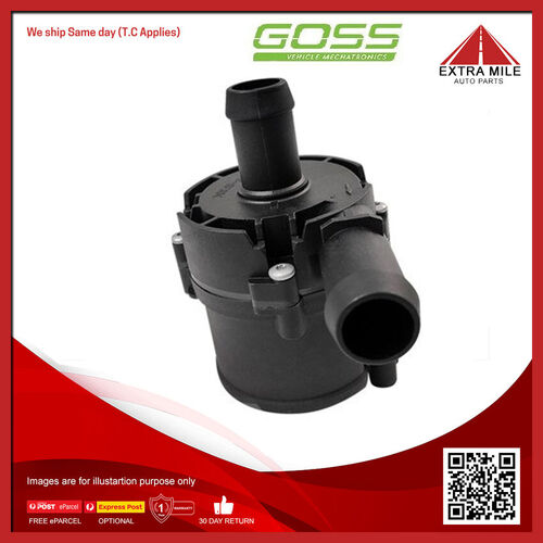 Goss Water Pump - Electric For Audi Q3 TFSi 8U 1.4L CHPB I4 16V DOHC