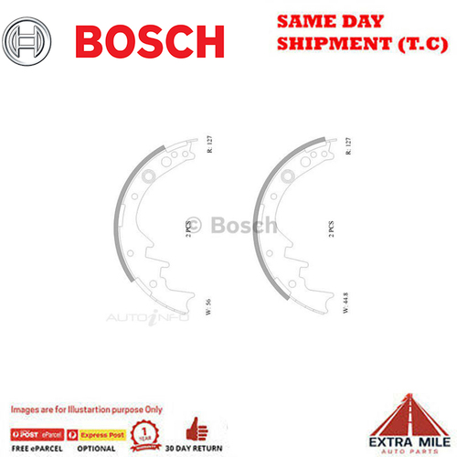 Brake Shoes-Rear For Toyota HILUX IV Ute (N5, N6) 2.0 (YN57, YN60) 08/83-07/88