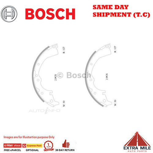 Brake Shoes-Rear For Toyota LITEACE Van (M3) 2.0 4WD (YM40, YM41) 03/86-09/88
