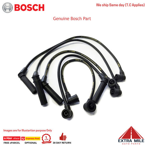 Bosch Ignition Leads for Subaru Fiori 0.8L 4cyl EN08 1989 - 1992 B4004I F005X03707 