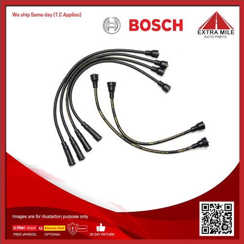 Bosch Ignition Cable Kit For Mazda RX-7 SA FC 1.0L,1.3L 12AN2,RE13B Petrol 
