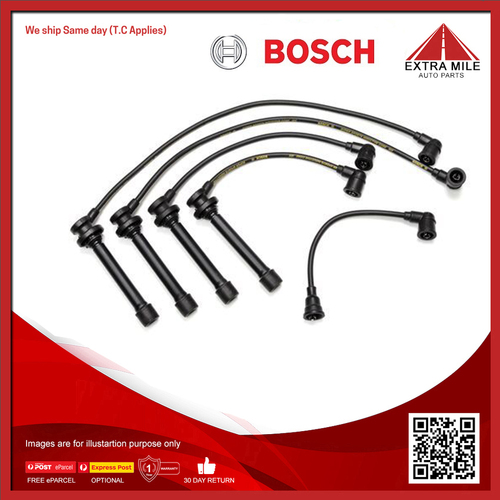 Bosch Ignition Cable Kit For Nissan Bluebird U13, U14 2.4L KA24DE Petrol