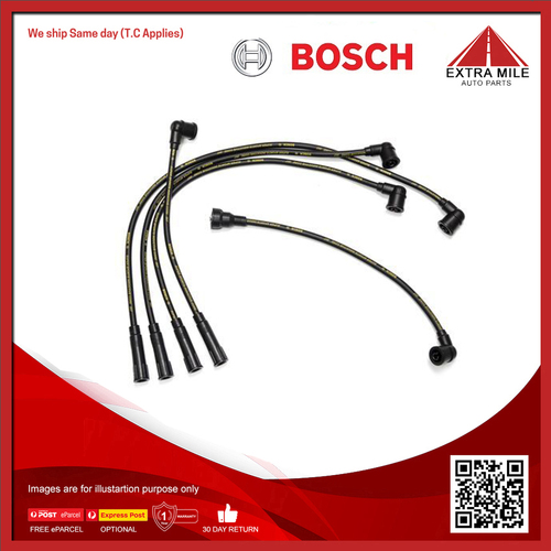 Bosch Ignition Cable Kit For Nissan Navara D21 2.4L KA24E Petrol Engine
