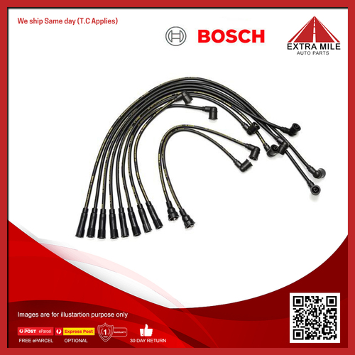 Bosch Ignition Cable Kit For Nissan Pathfinder I WD21 2.4L Petrol 4Cyl Z24i
