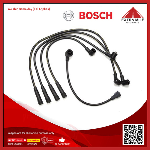 Bosch Ignition Cable Kit For Mazda 121 DA 1.3L (DA103) B3 Petrol Engine