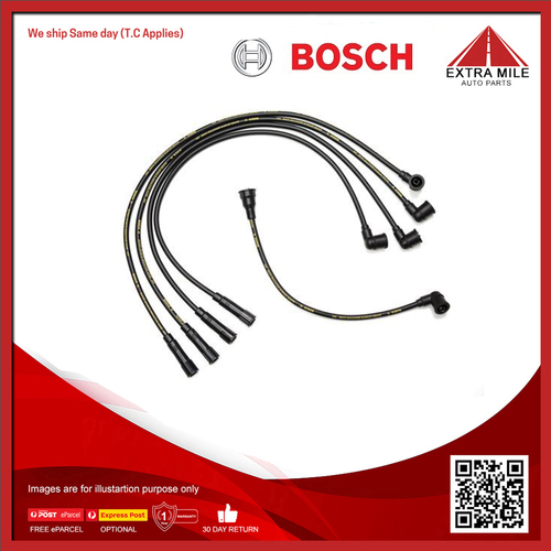 Bosch Ignition Cable Kit For Nissan Bluebird W910 2.0L L20B Petrol Engine