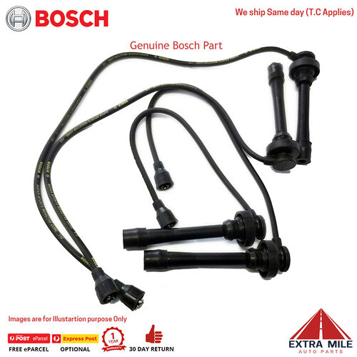 Bosch Ignition Leads for Mitsubishi Lancer MR 1.6L 4G92 1992-94 B4730I
