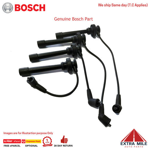 Bosch Ignition Leads for Mitsubishi FTO Coupe (DE_A) 1.8 (DE2A) 4G93 to 07/2000