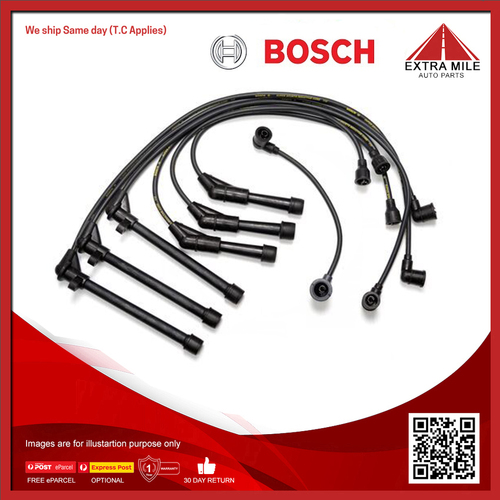 Bosch Ignition Cable Kit For Nissan Maxima II Sedan (J30) 3.0L VG30E Petrol