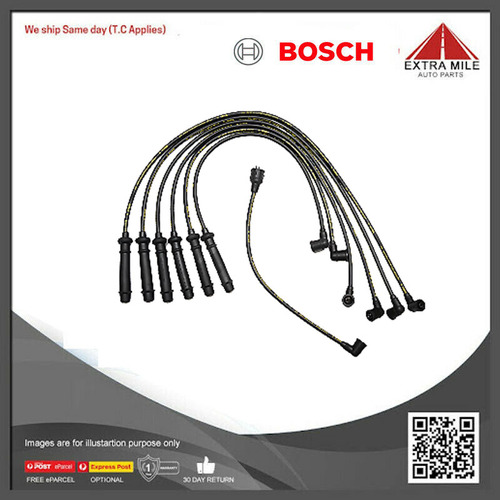Bosch Ignition Cable Kit For Holden Calais VL 3.0L EFi Turbo 204HP/2962cc RB30ET