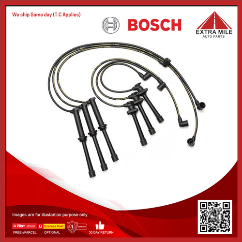 Bosch Ignition Cable Kit For Mazda 323 Astina V (BA),(BAEP) 2.0L KF Petrol