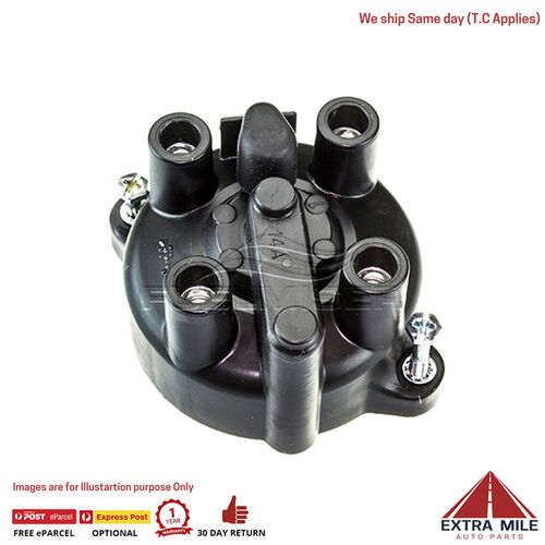 Distributor Cap for Ford Laser KM (KJ III) ( 1.6L B6 1.8L BP-ZE ) 4cyl BD132 12/97 ON Mitsubishi Elect Dist