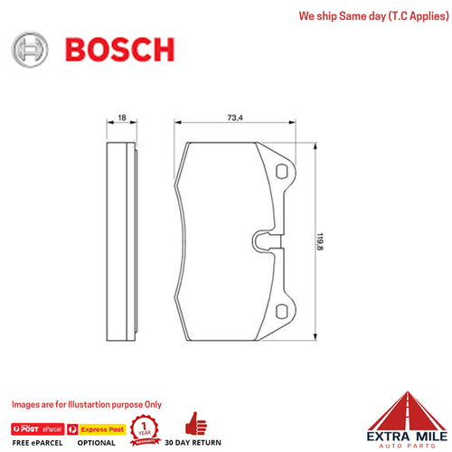 Bosch Brake Pad Set - BP094