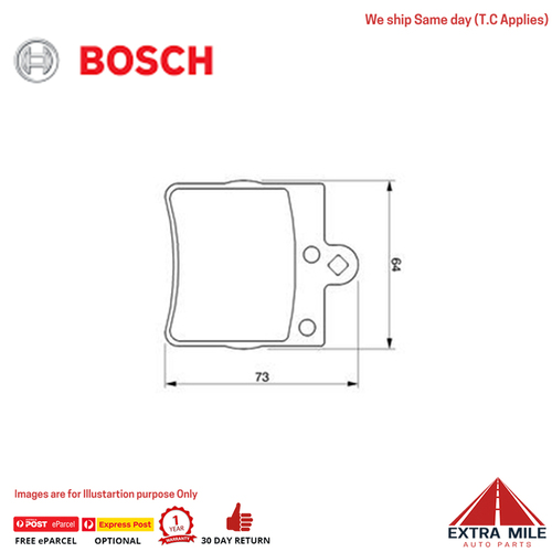 Bosch Brake Pad Set - BP276