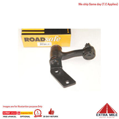 555 Idler Arm for Mitsubishi TRITON (2WD) MJ 2WD - excluding V6 - Bolt In Upper Ball Joints & 40 Spline Pitman (straight arm) 9/92-10/96 SX4251 ()