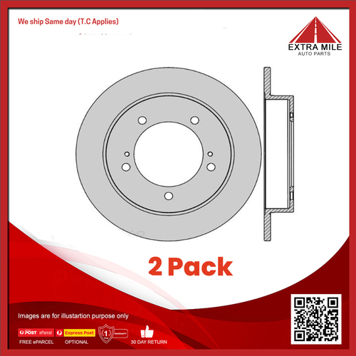 2x IBS Disc Brake Rotor Front For Renault Espace , Laguna, Safrane - BR15224