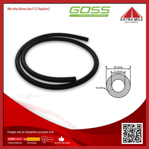 Goss Brake Vacuum Hose 12mm - 1 Metre - BV120L10