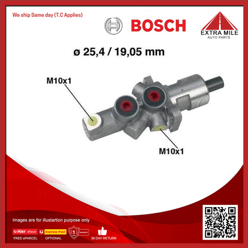 Bosch Brake Master Cylinder For Mercedes-Benz S-Class W126 3.0L M 103.981 Petrol
