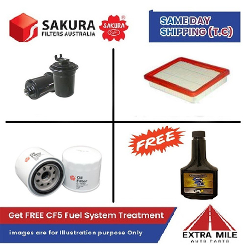 SAKURA Filter Kit For HYUNDAI EXCEL X3 G4FKR cyl4 1.5L Petrol 1994-1998