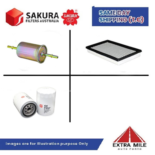 SAKURA Filters Kit For Ford EXPLORER us VGE4 cyl6 4.0L Petrol 01/11-10/01