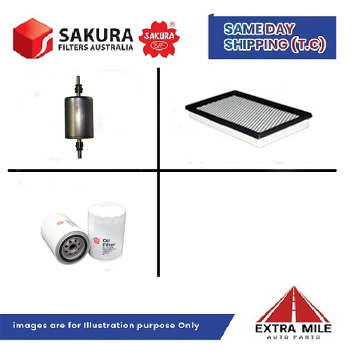SAKURA Filter Kit For FORD EXPLORER VGE4 cyl6 4.0L Petrol 06/99-00
