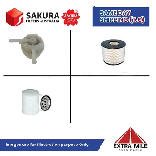 SAKURA Filter Kit For TOYOTA LITE ACE YM21 2YC cyl4 1.8L Petrol 1984-1985